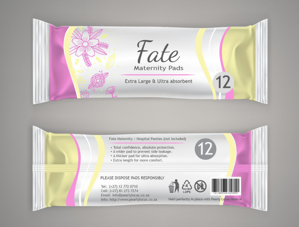 Fate Maternity Pads Pink Packaging